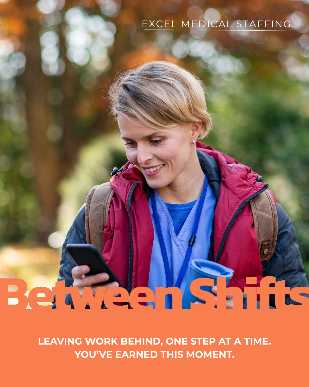 The best part of the commute home? Knowing you gave your all and now it’s your time.
One step at a time, leaving the shift behind. Finding your peace. Heading toward rest.
This is what balance looks like.
#BetweenShifts #HealthcareProfessionals #WorkLifeBalance #NurseLife #ExcelMedicalStaffing