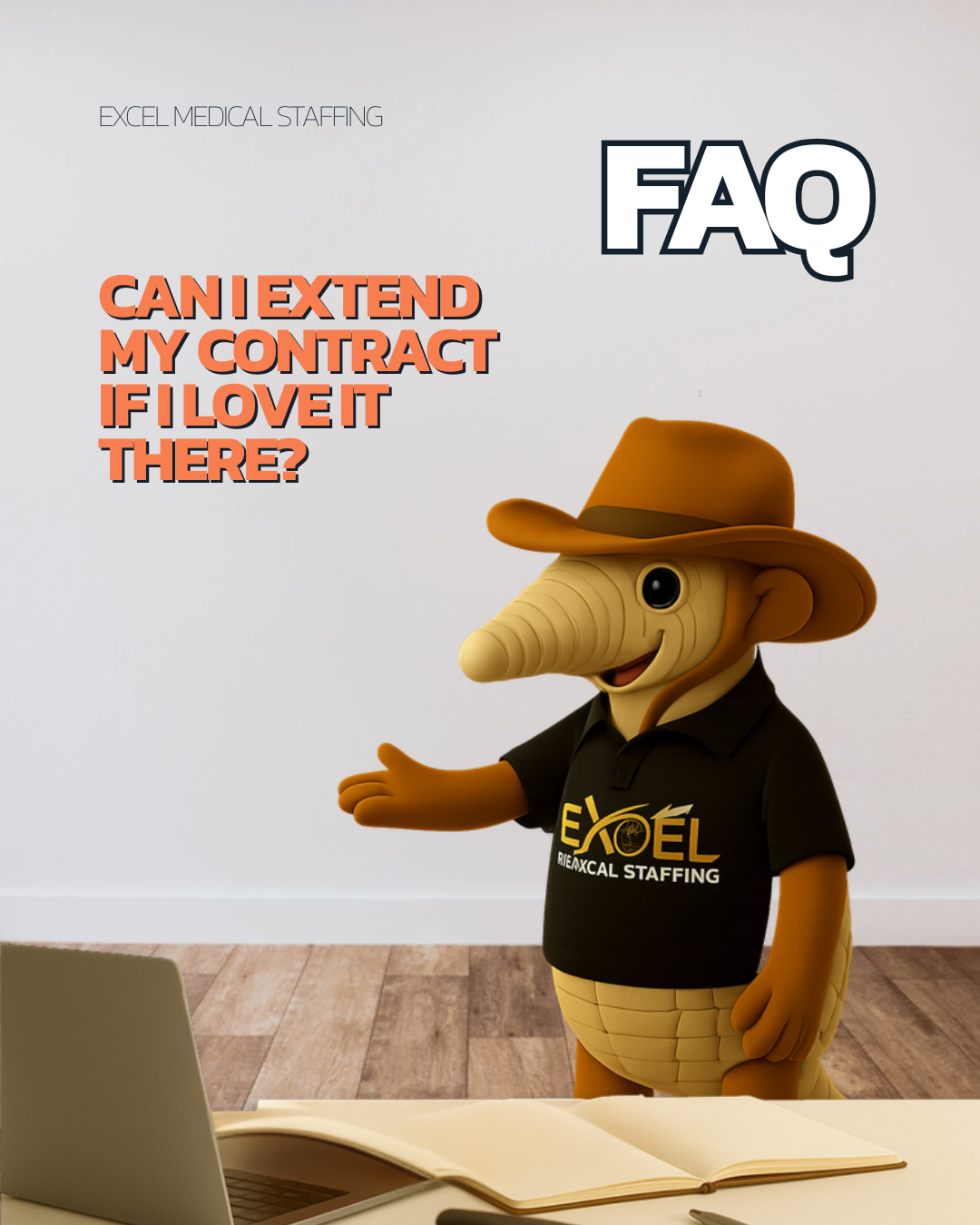 Plot twist: You took a 13-week assignment expecting to explore and move on... but now you're absolutely loving the facility, the team, and the area.

So what happens if you want to stay?

The good news: Extensions are common!

Here's how it works:
✓ Bring it up 4-6 weeks before your contract ends
✓ Facility needs to approve (budget + ongoing need)
✓ Pay rates get renegotiated
✓ Extensions typically run 8-13 weeks

Pro tip: Don't wait until week 12 to ask. Make yourself indispensable early, and start the conversation when there's time to make it happen.

At Excel Medical Staffing, we help you navigate extension negotiations so you get fair terms - not just what the facility offers first.

Finding a place you love? That's worth fighting for. 💙
Questions about extensions? Drop them below 👇

#TravelNurse #MedicalStaffing #HealthcareJobs #TravelHealthcare #NurseLife #ExcelMedicalStaffing #ContractExtension #HealthcareCareers