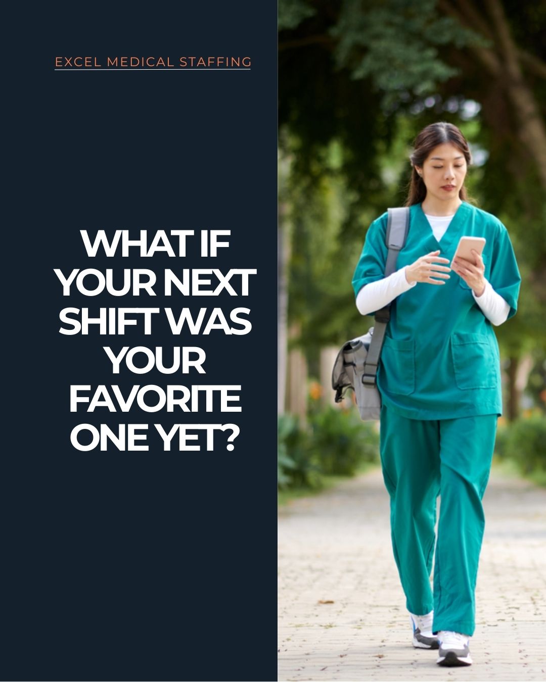 What if your next shift was your favorite one yet?
Great team. Supportive leadership. Fair pay. A workplace where you actually thrive.
It exists. And Excel Medical Staffing helps you find it.
We don't just fill positions. We find the right fit. Your skills, your goals, your perfect match.
Ready? Link in bio.
#TravelNurse #HealthcareJobs #ExcelMedicalStaffing #NurseLife #FindYourFit