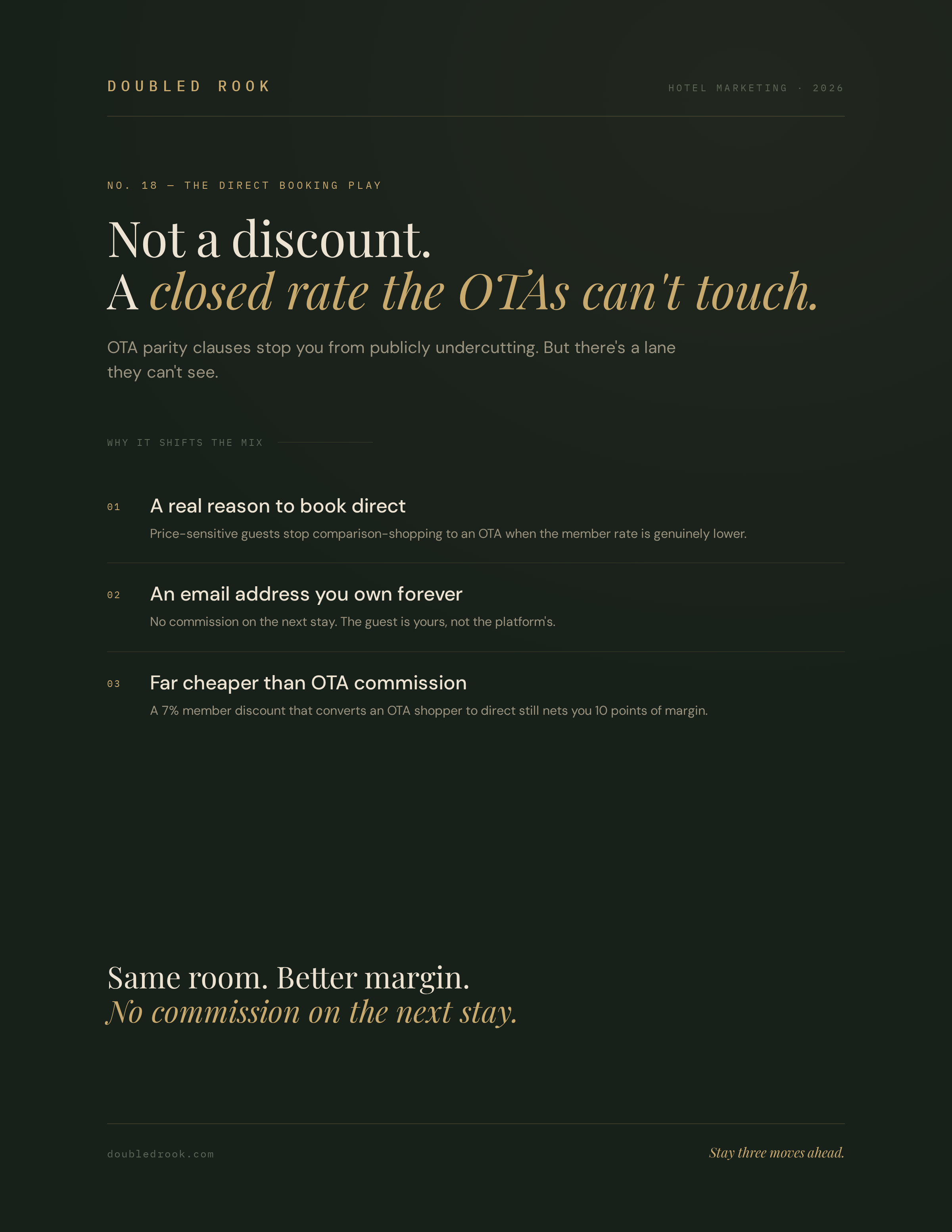 Parity-safe members-only rate