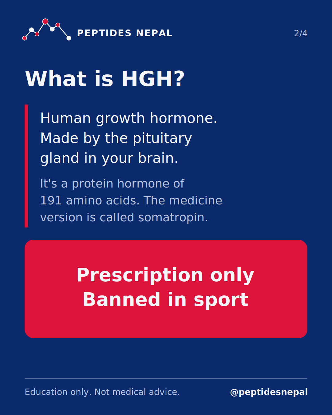 Slide 2 of 4: HGH explained in simple words