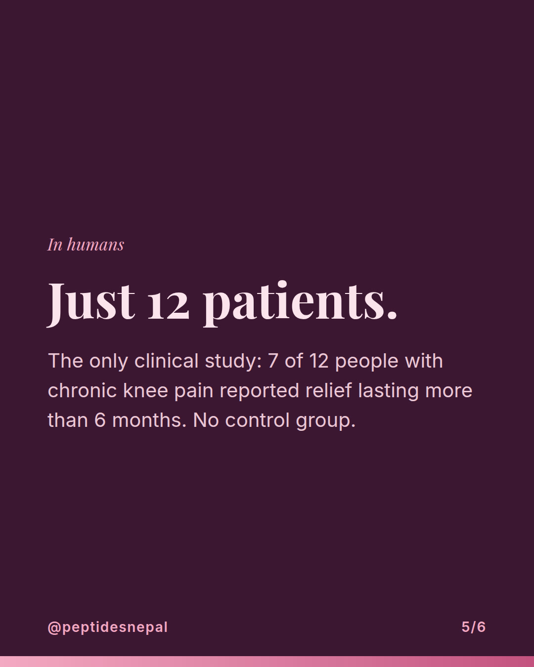 Slide 5 of 6: BPC-157: what the research actually shows