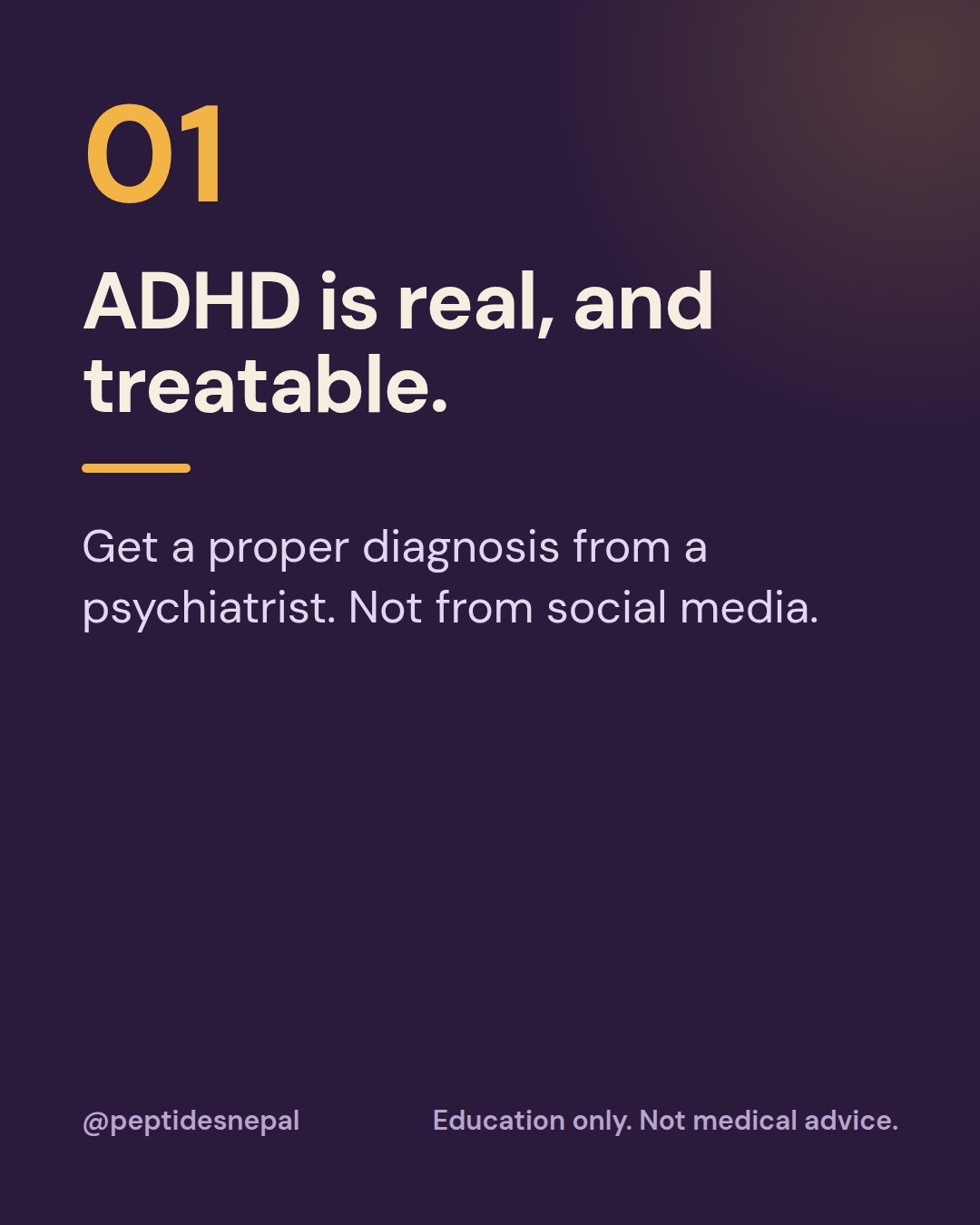ADHD is real, and treatable. Get a proper diagnosis from a psychiatrist.