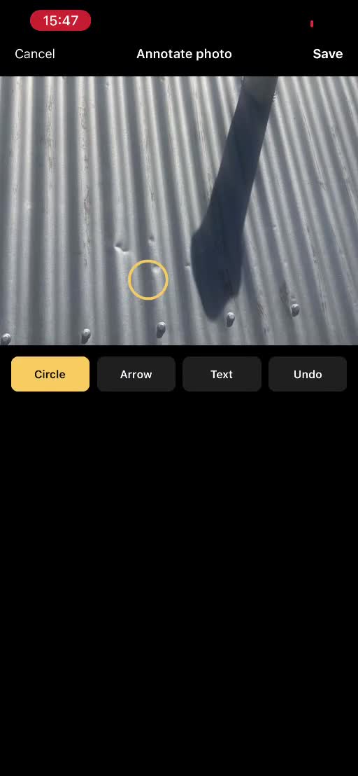 RoofDocket on-roof photo annotation