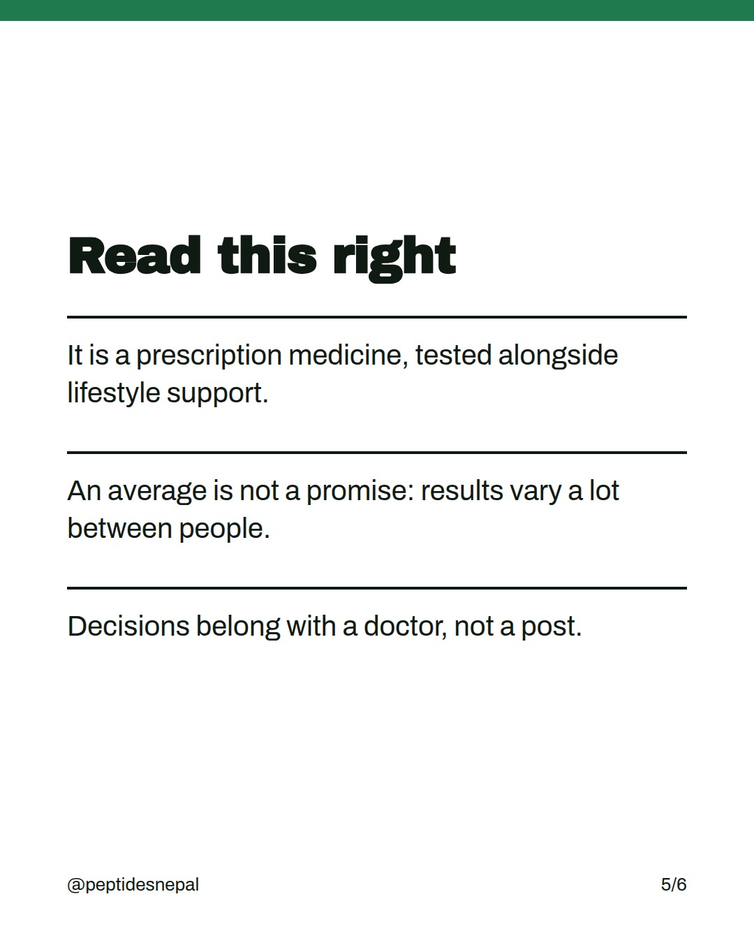 Read this right. It is a prescription medicine, tested alongside lifestyle support. An average is not a promise: results vary a lot between people. Decisions belong with a doctor, not a post.