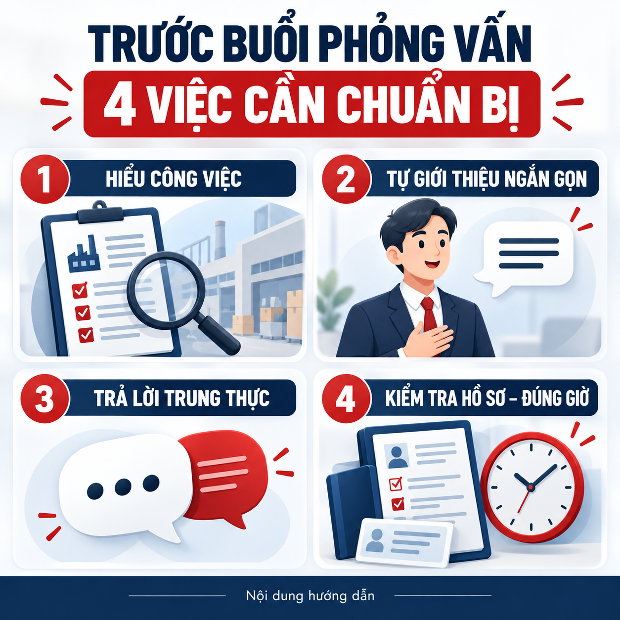 Hướng dẫn chuẩn bị phỏng vấn đơn hàng Nhật Bản tại Quảng Trị