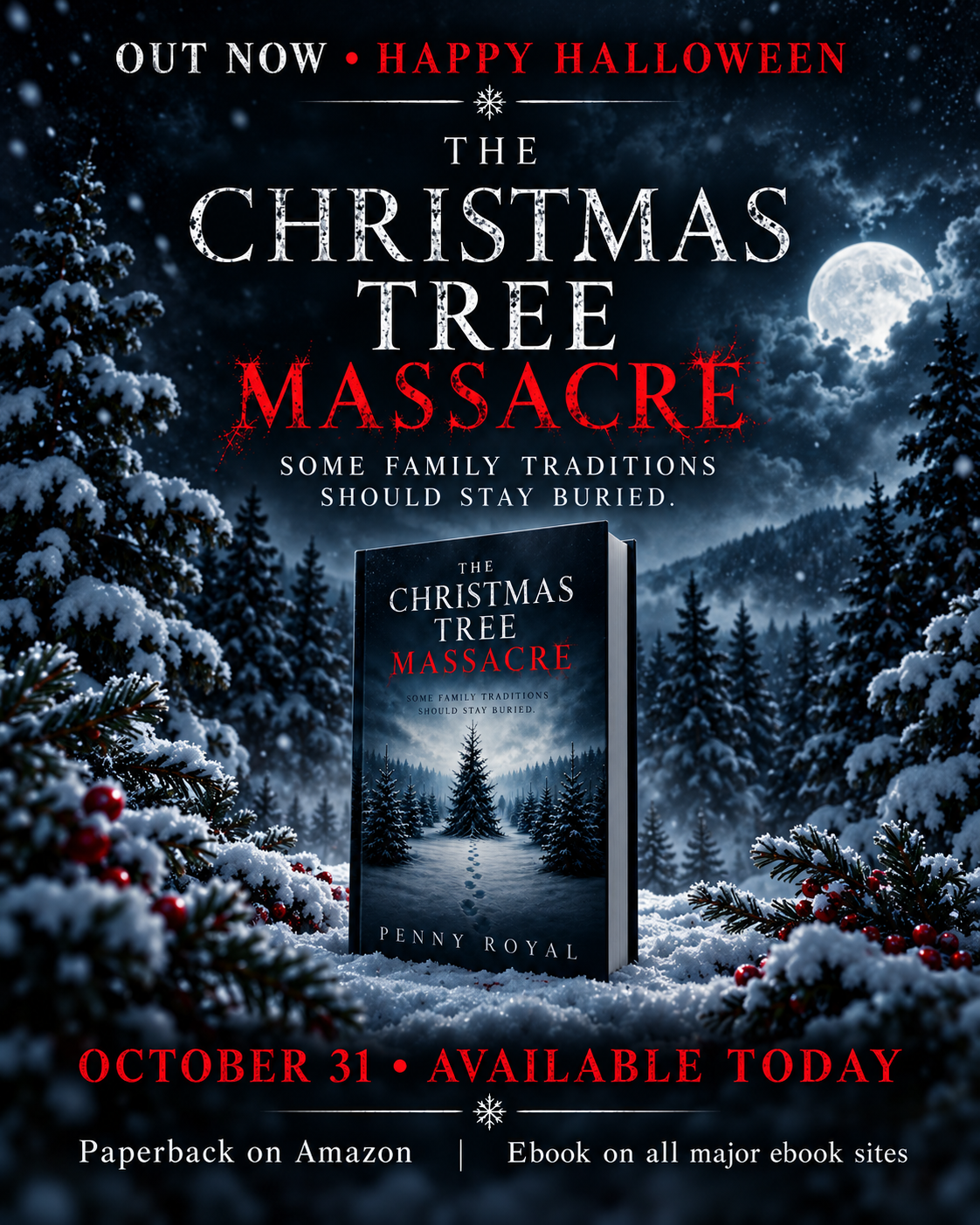 The Christmas Tree Massacre by Penny Royal release artwork